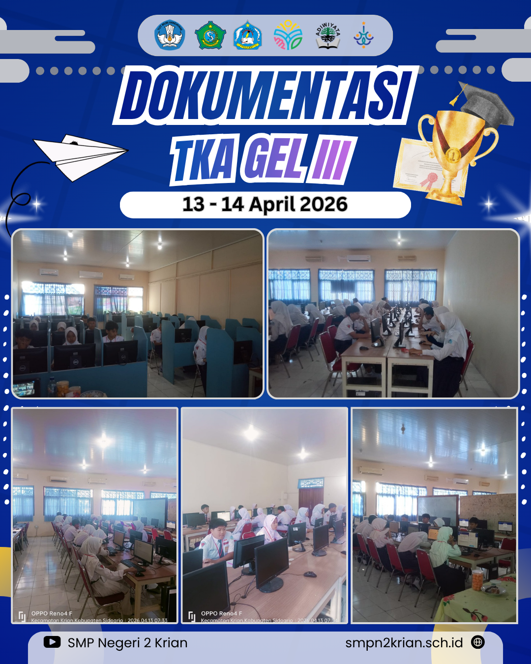 Dokumentasi Pelaksanaan Ujian TKA Gel. III TA 2025/2026