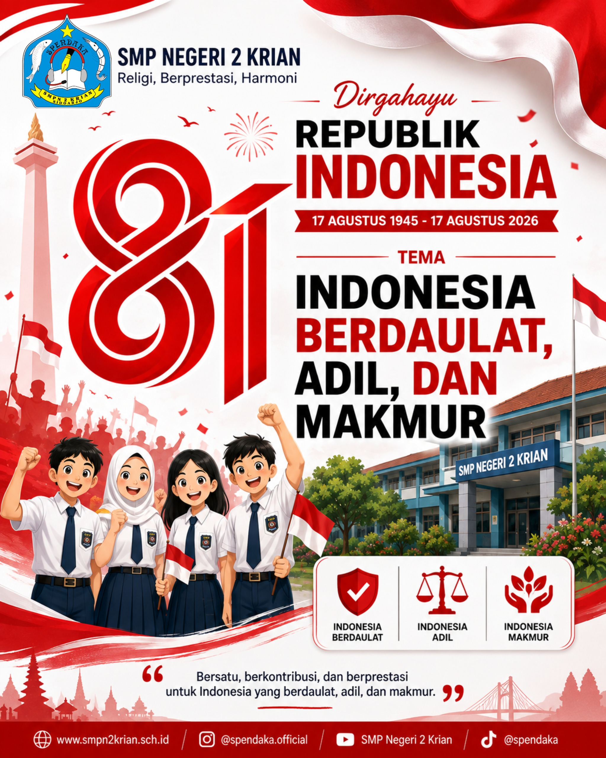 Dirgahayu Republik Indonesia Ke- 81 Th